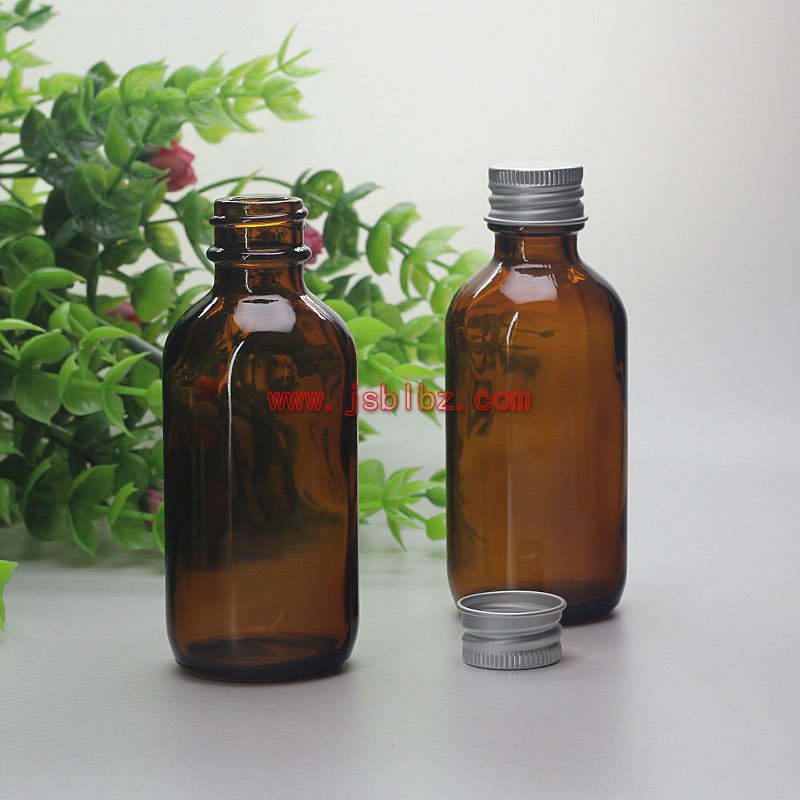 60ml钠钙玻璃瓶食品级药用玻璃瓶波斯顿瓶口服液