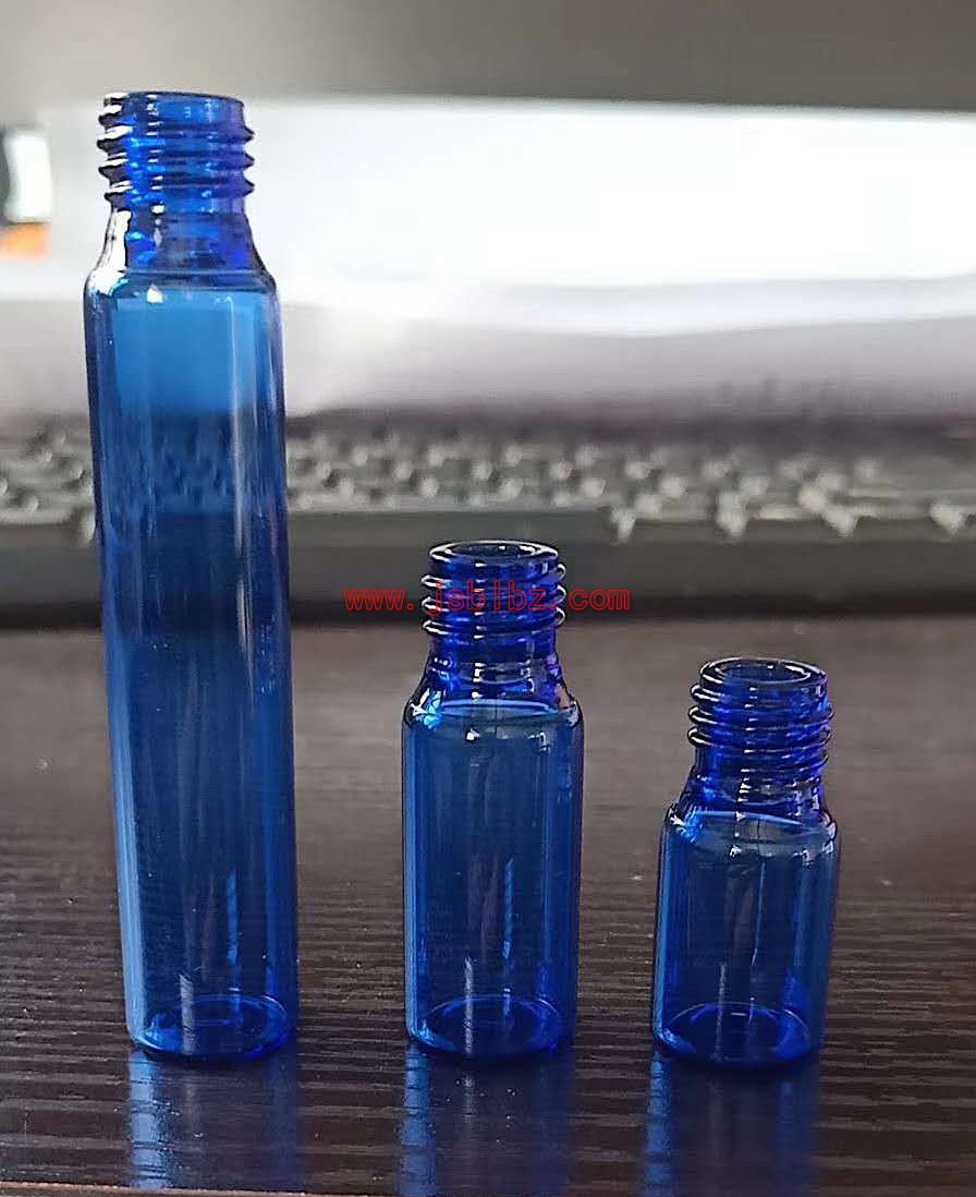 管制瓶厂家,蓝色管制瓶,蓝色拉管瓶,蓝色走珠瓶,蓝色玻璃瓶
